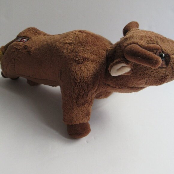 Troubador PBR Professional Rodeo Bull Riding Stuffed Plush Brown Bull 10" NWT - Picture 2 of 16